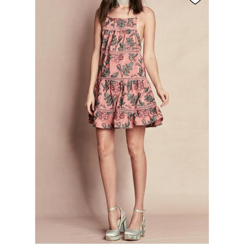 For Love and Lemons Rosali Tank Dress Sz S